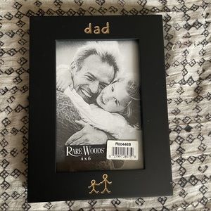 4x6 Black picture frame - Dad
